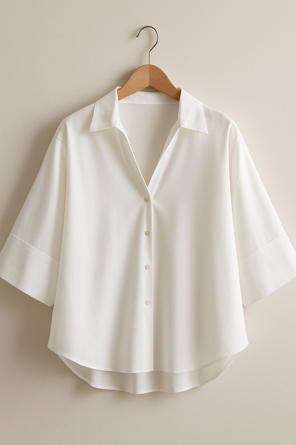 Oversize Bluse mit gestreiftem Muster