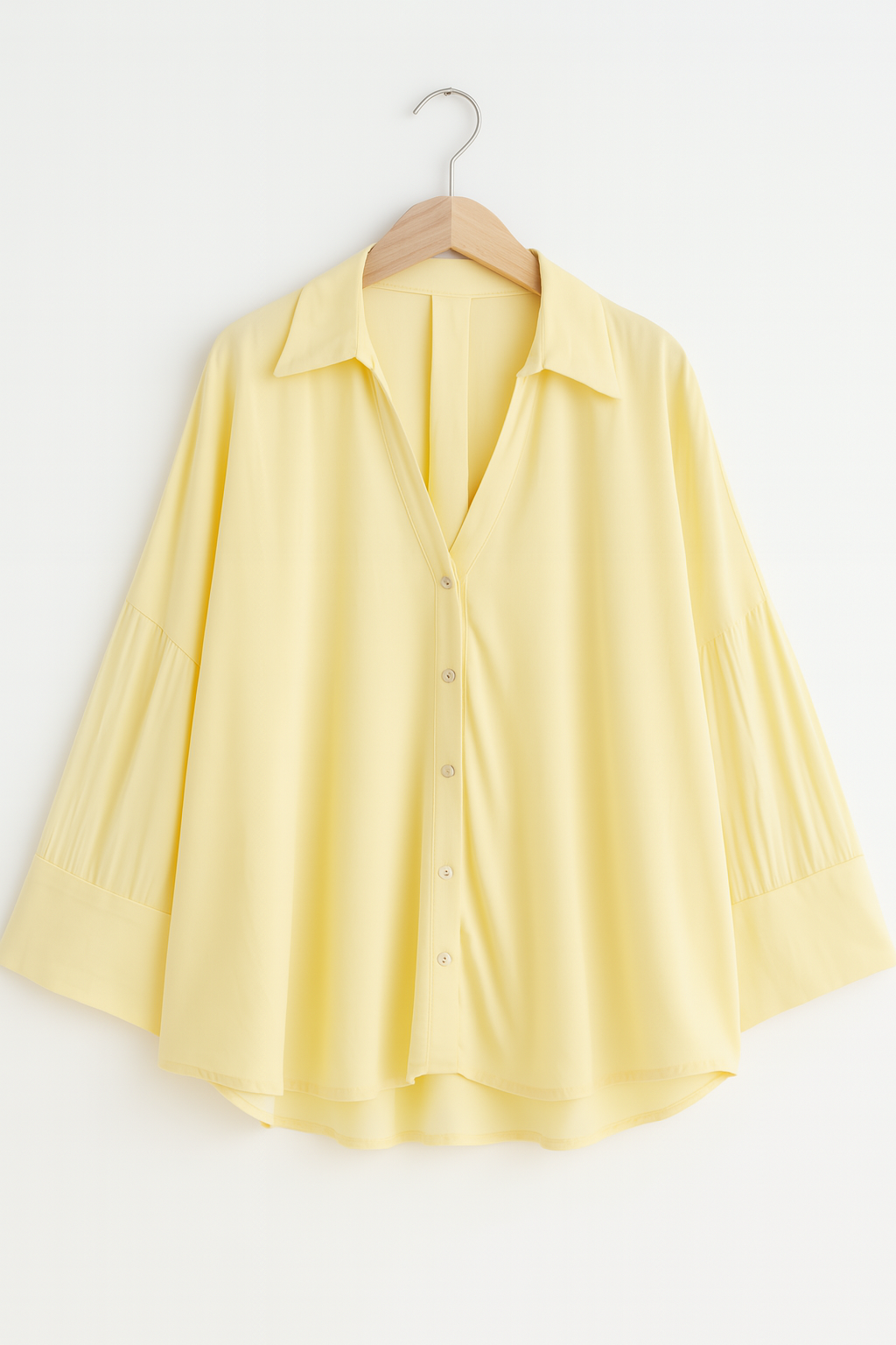 Oversize Bluse mit gestreiftem Muster