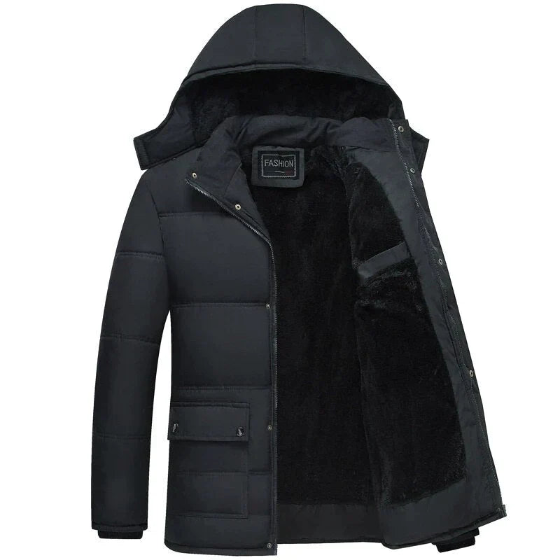 Kapuzen-Pufferjacke Herren