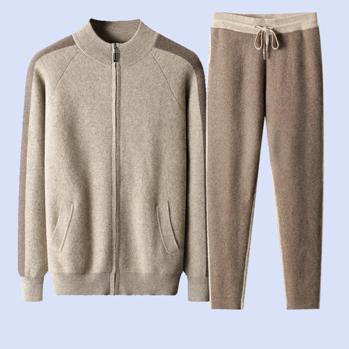 Herren Anzug mit Strickjacke und Hose