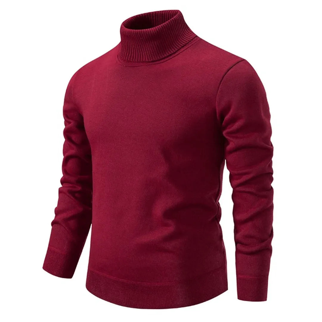 Klassischer Rollkragenpullover