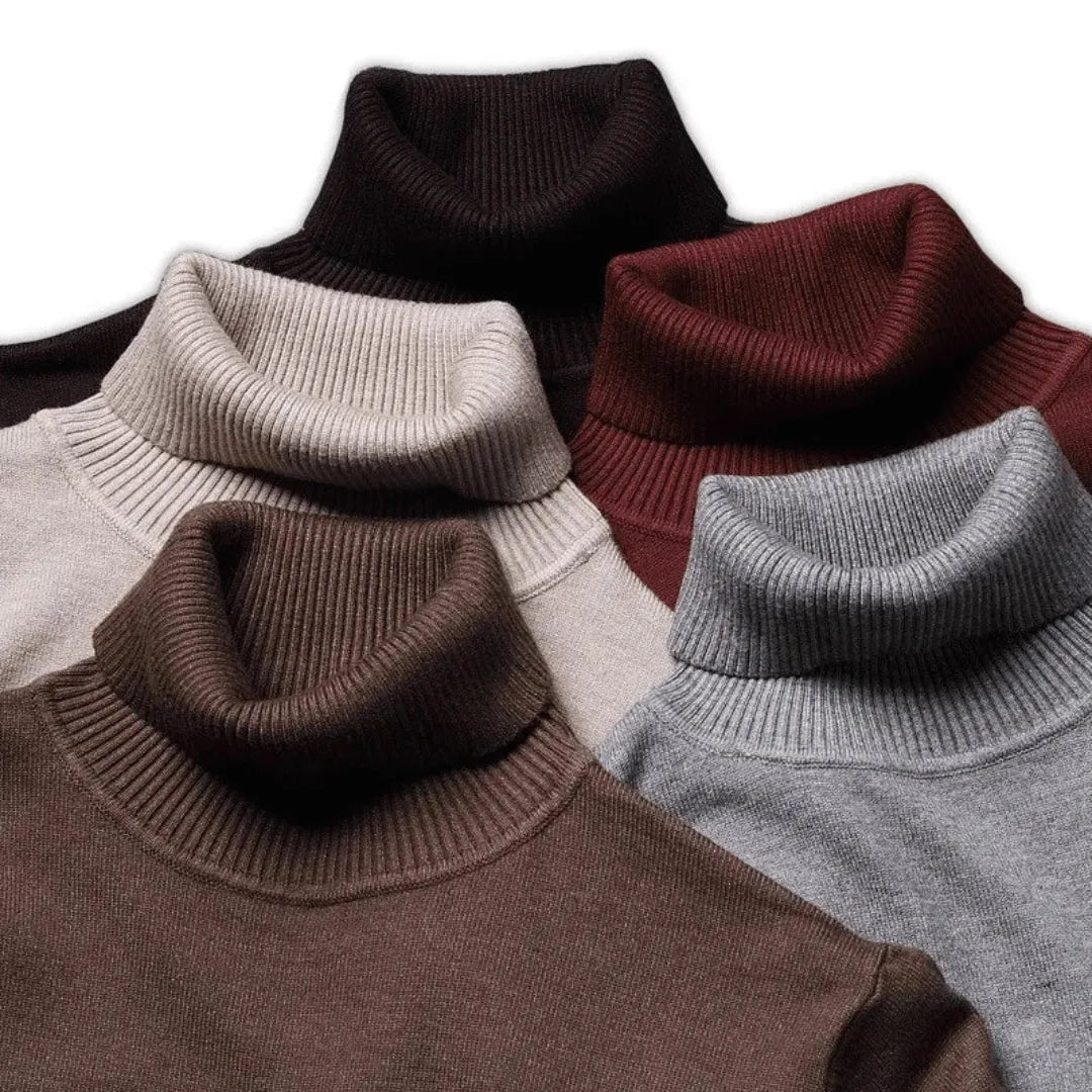 Klassischer Rollkragenpullover