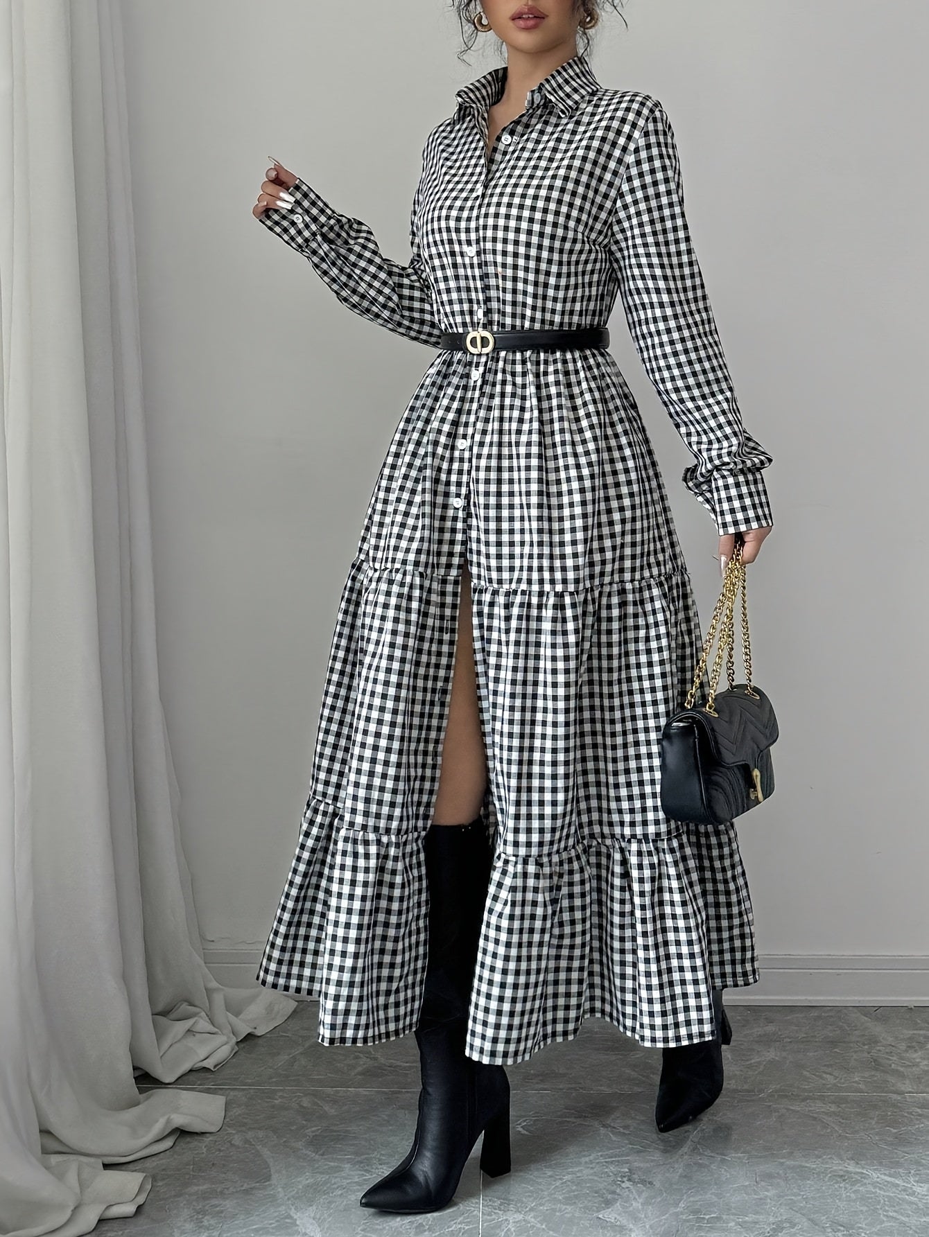 Krissie | Stylish Maxi Blouse Dress for Women