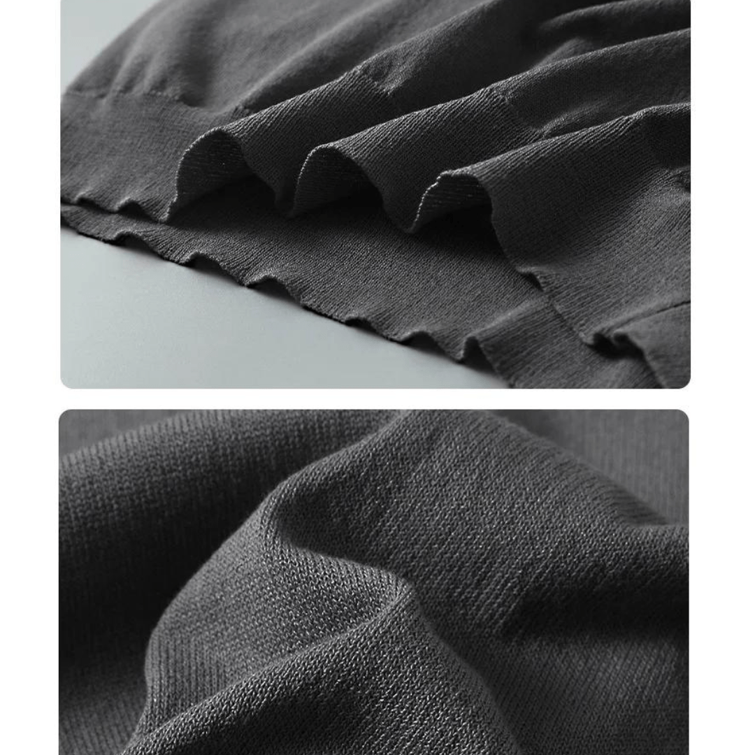 Kurzarm Strickpolo für Herren