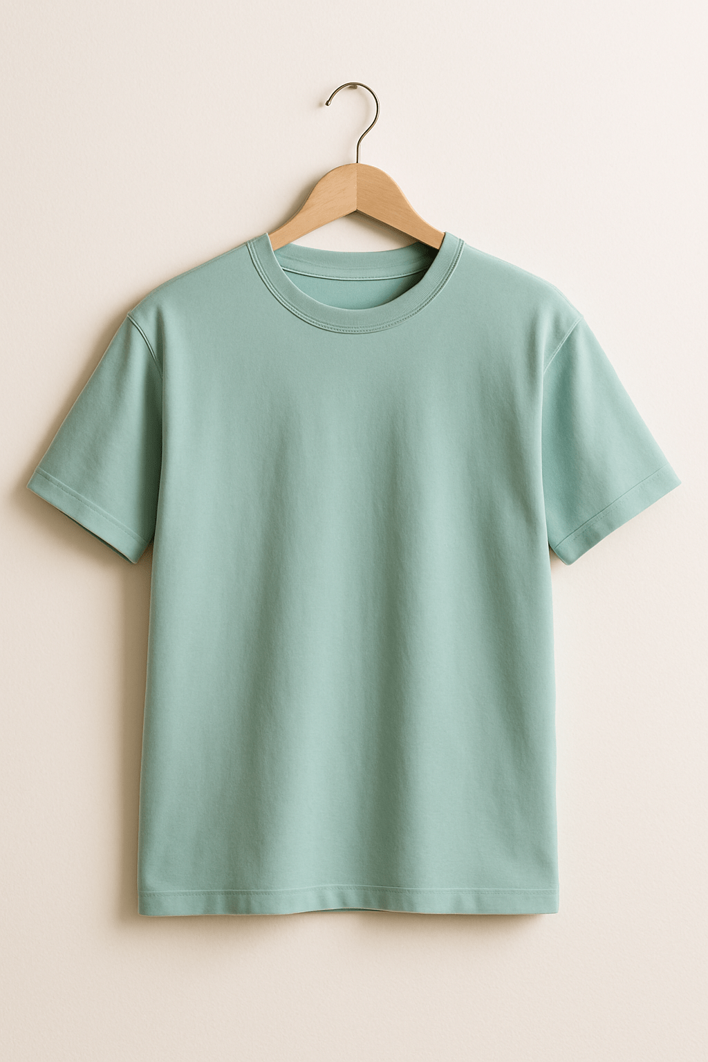 Kurzarm T-Shirt mit Rundhalsausschnitt