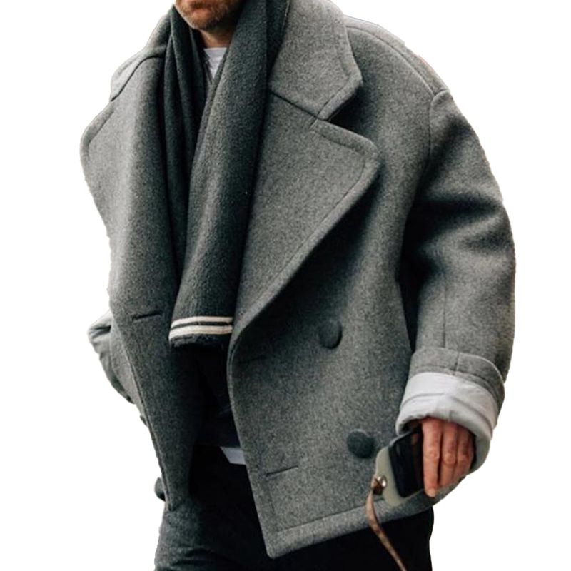 Kurze Herrenjacke mit Rüschen