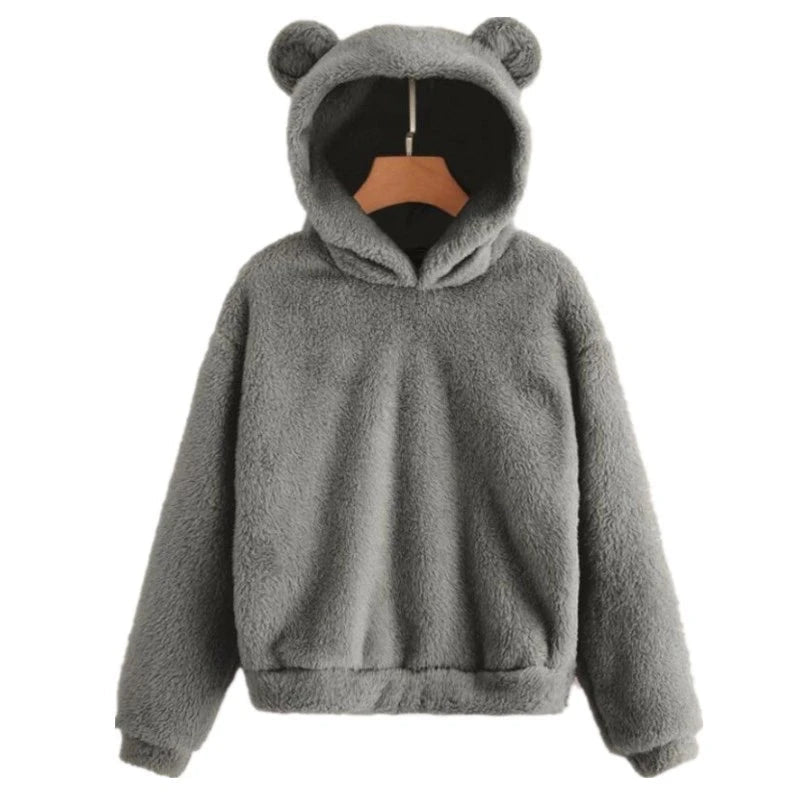 Kuscheliger Damen Hoodie mit Teddyohren