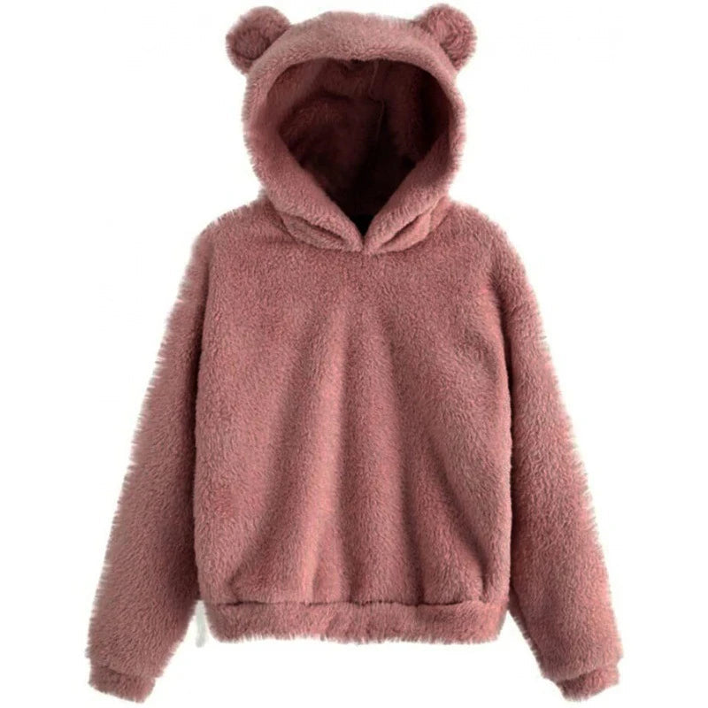 Kuscheliger Damen Hoodie mit Teddyohren
