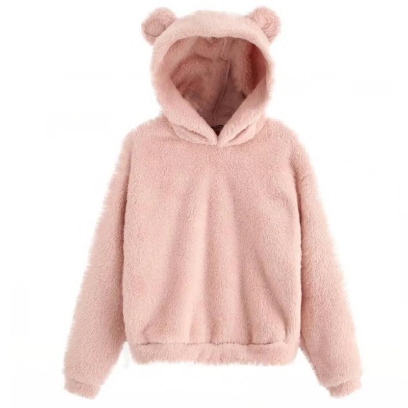 Kuscheliger Damen Hoodie mit Teddyohren