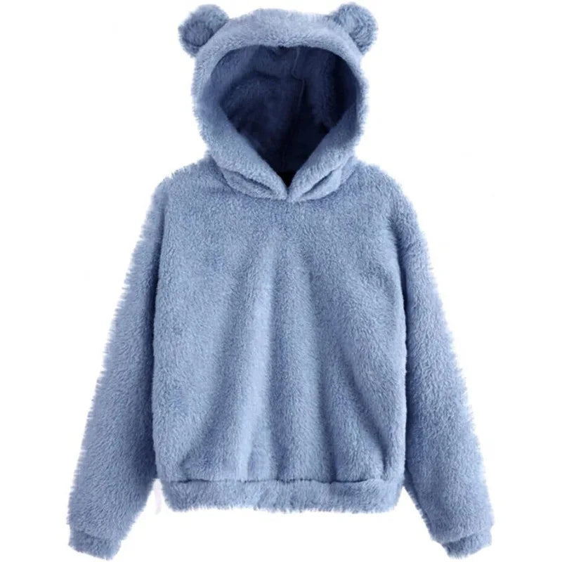 Kuscheliger Damen Hoodie mit Teddyohren