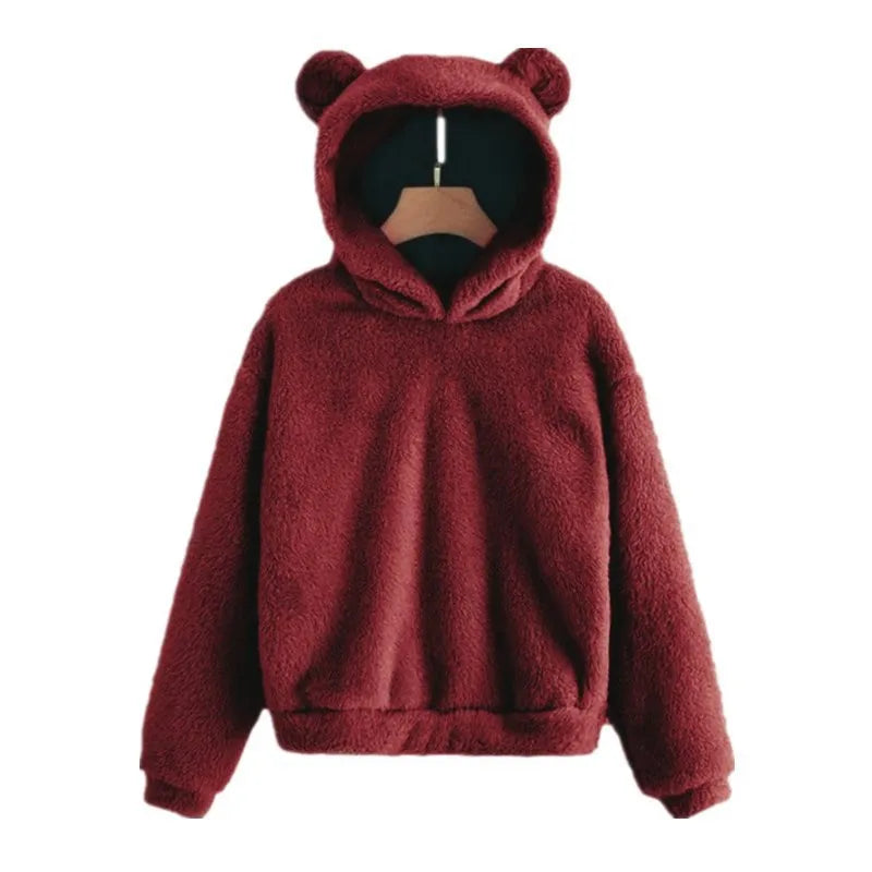 Kuscheliger Damen Hoodie mit Teddyohren