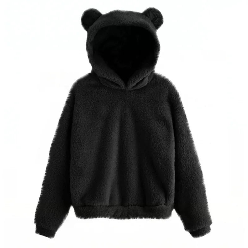 Kuscheliger Damen Hoodie mit Teddyohren