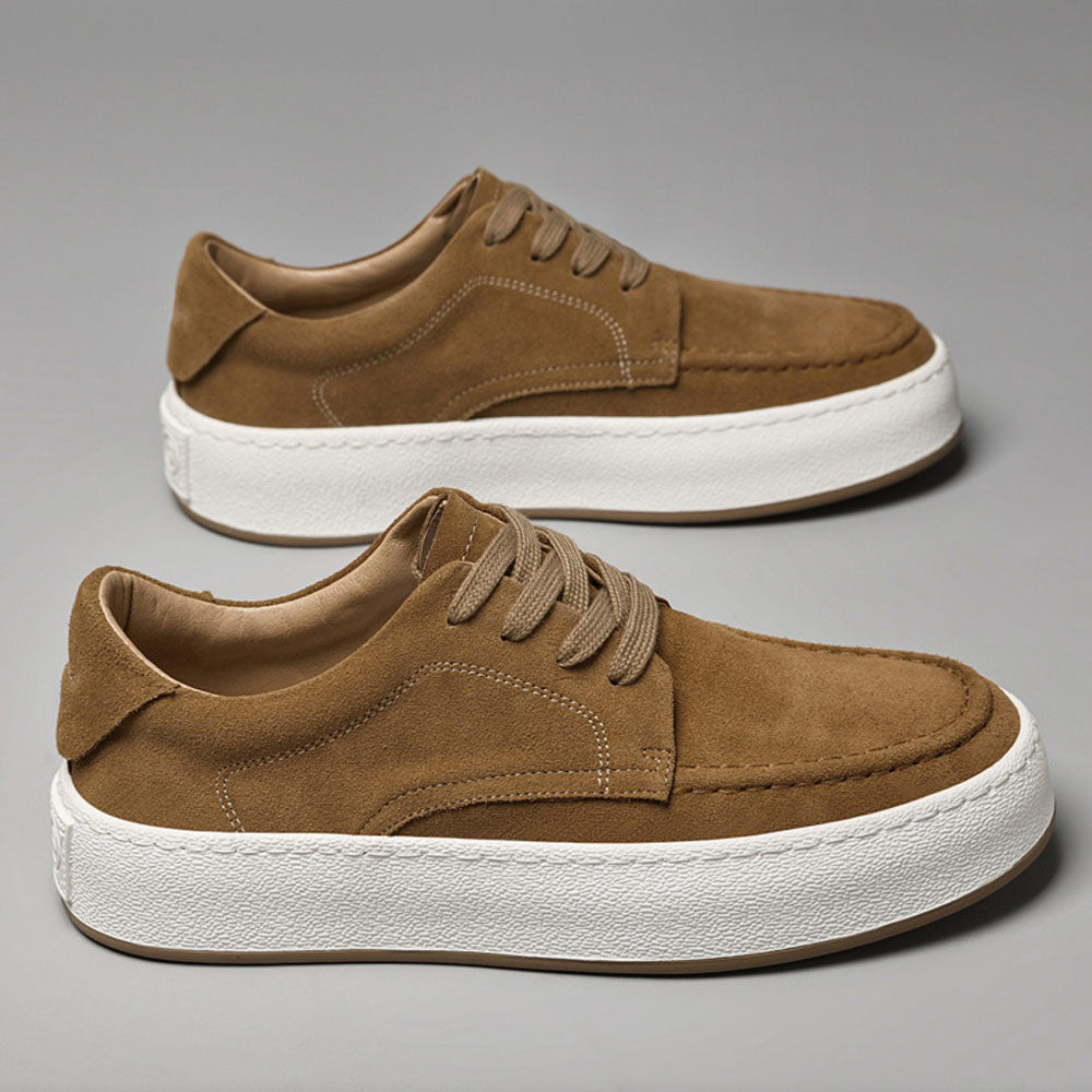 Lässiger Herren-Sneaker Luxtin – Hochwertiges Rindswildleder, Atmungsaktiv, Sportlich, Komfortabel, Herren Sneaker, Schuhe Herren, Sneaker Herren, Ideal für den Alltag 9