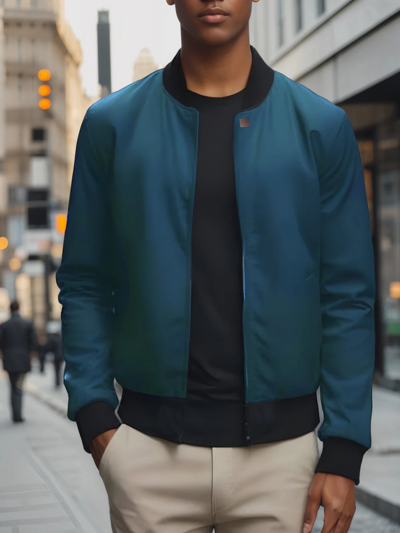 Leichte Baseballjacke