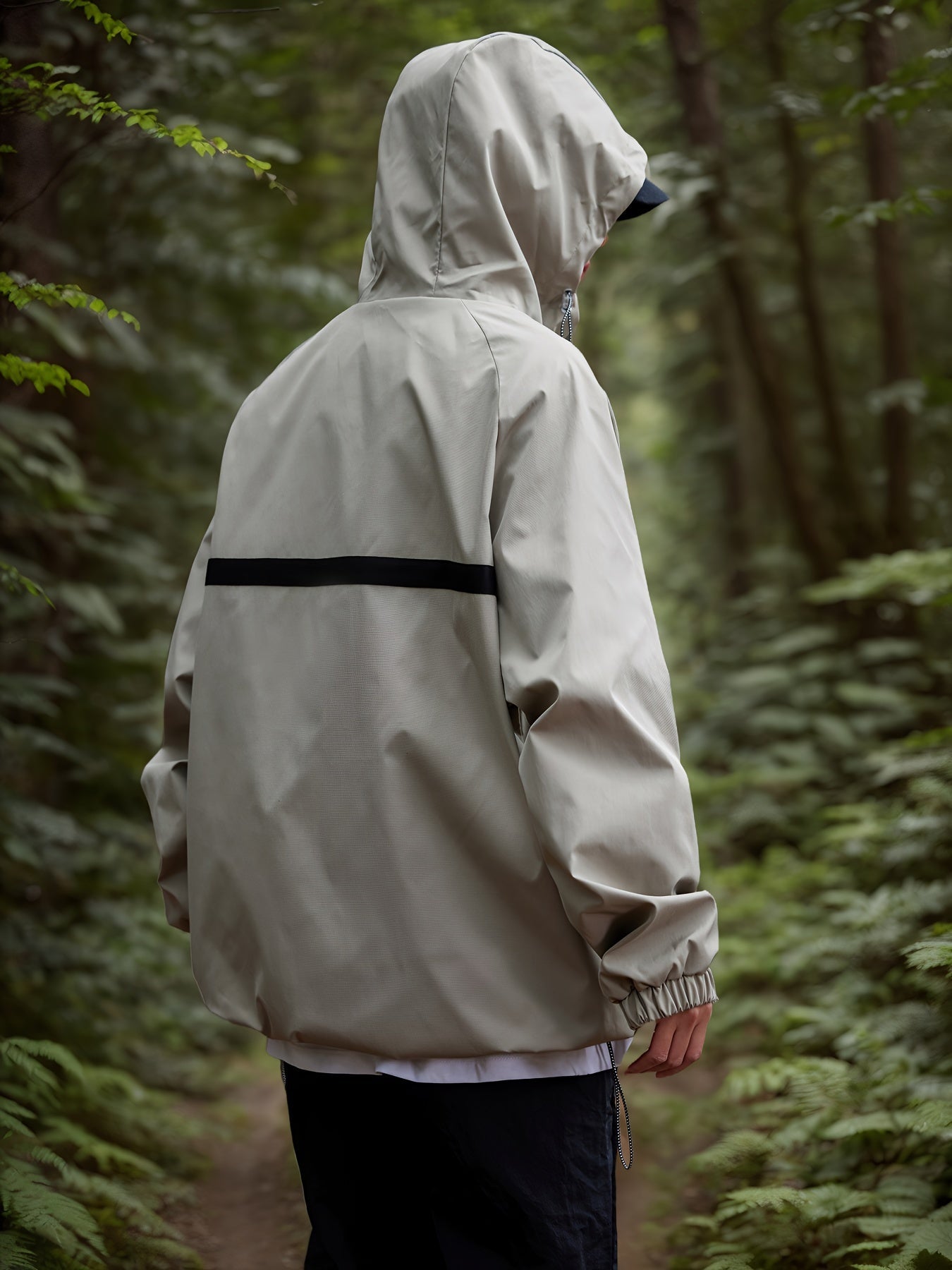 Leichte Wasserdichte Jacke Damen mit Kapuze