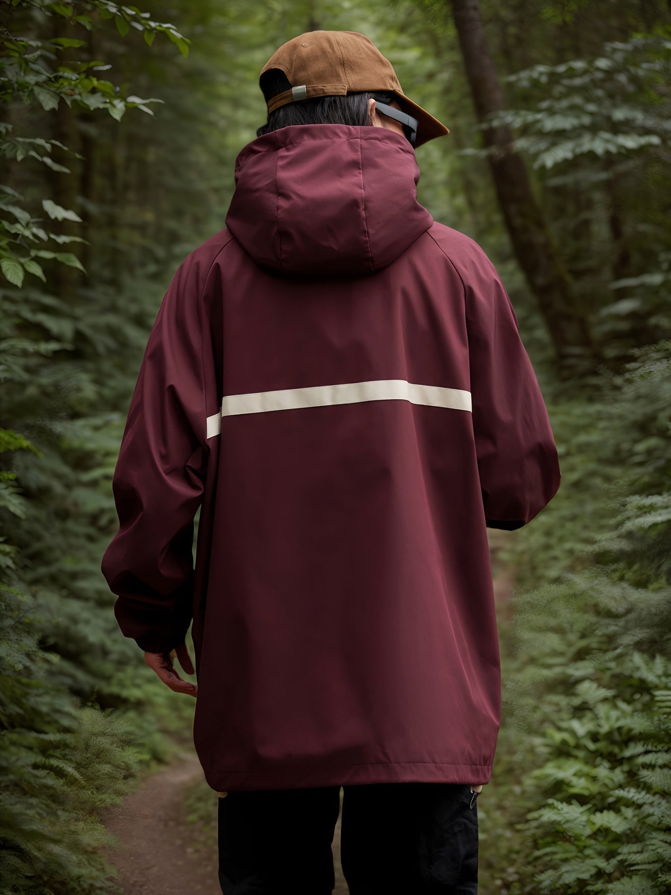 Leichte Wasserdichte Jacke Damen mit Kapuze