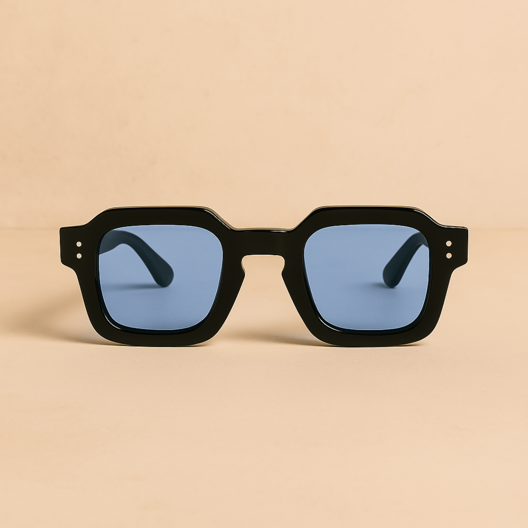 Light square sunglasses for men