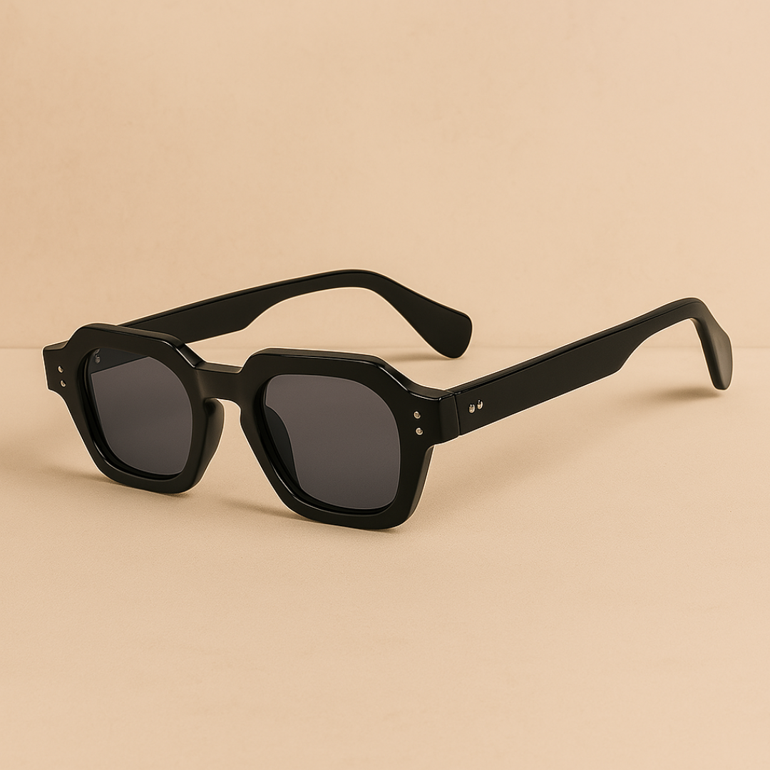 Light square sunglasses for men