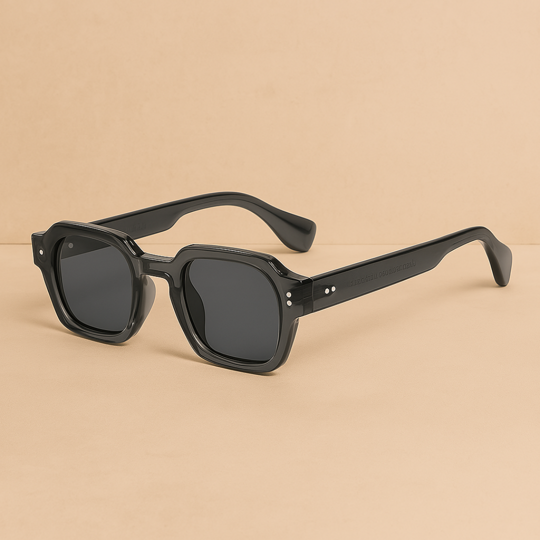 Light square sunglasses for men