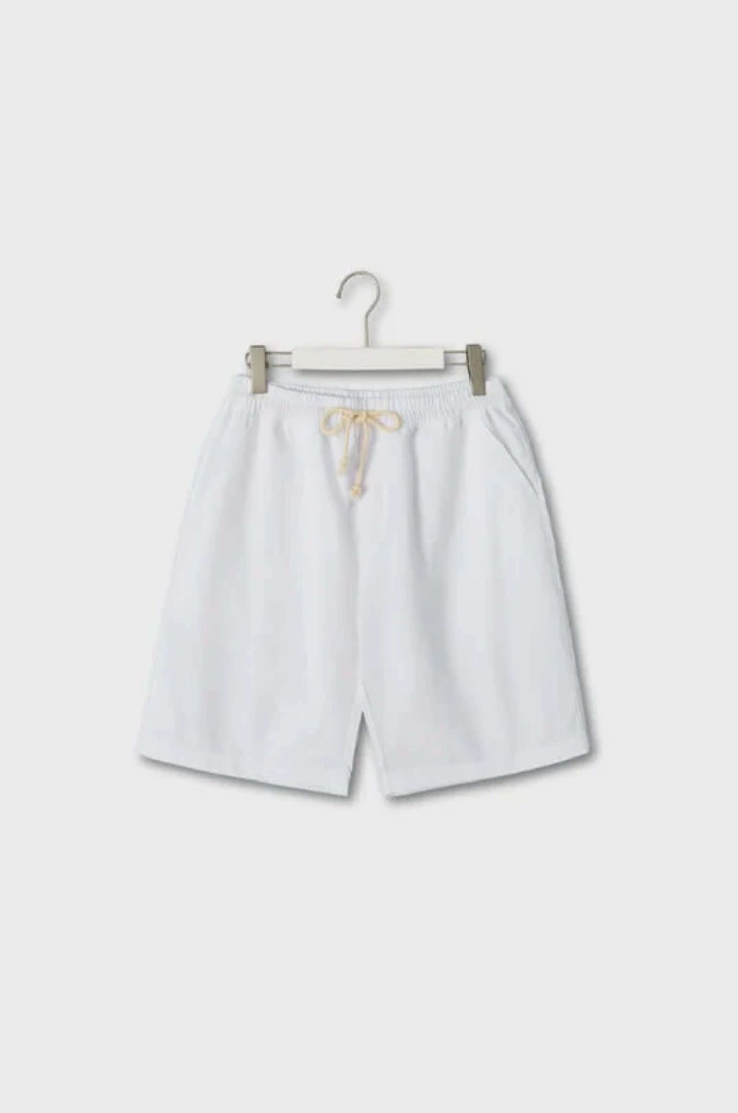 Set estivo leggero in lino – Maglietta traspirante e pantaloncini per giornate calde, vita elastica, versatile da abbinare