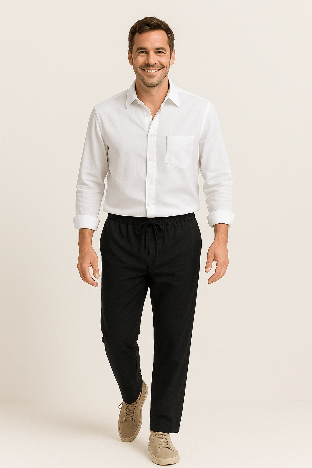Leinenhemd mit Leinenhose