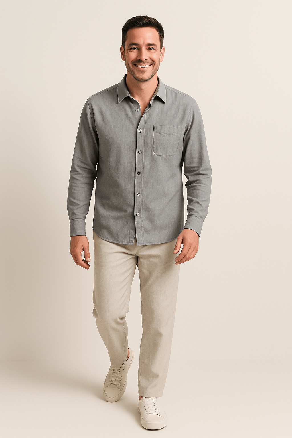 Leinenhemd mit Leinenhose