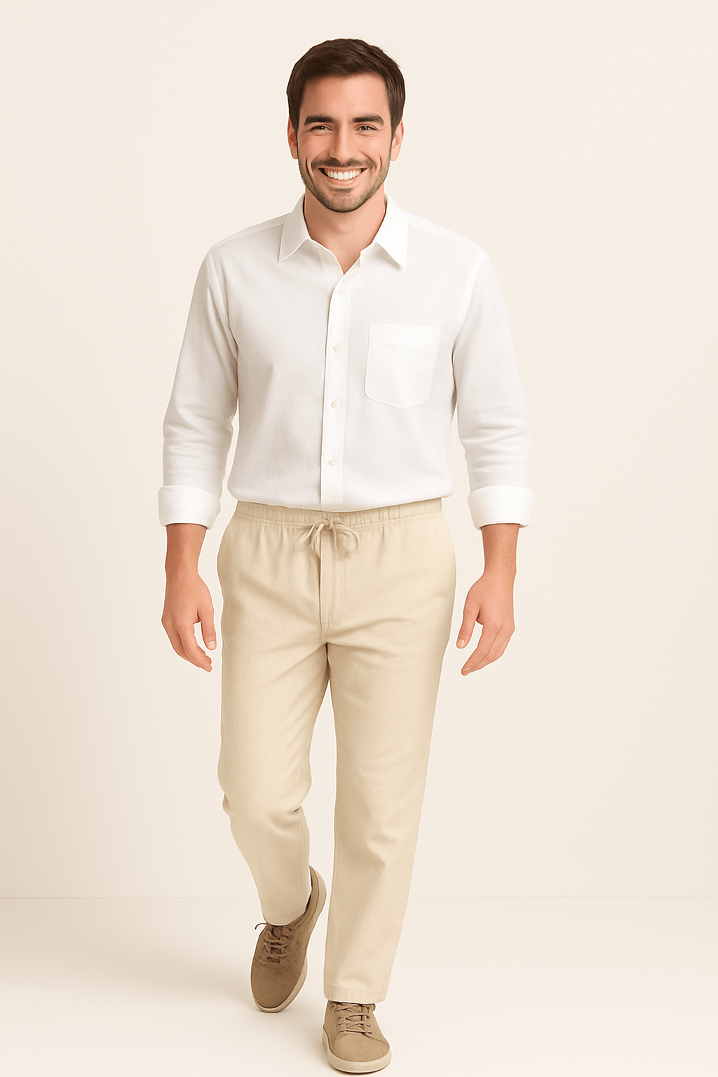 Leinenhemd mit Leinenhose