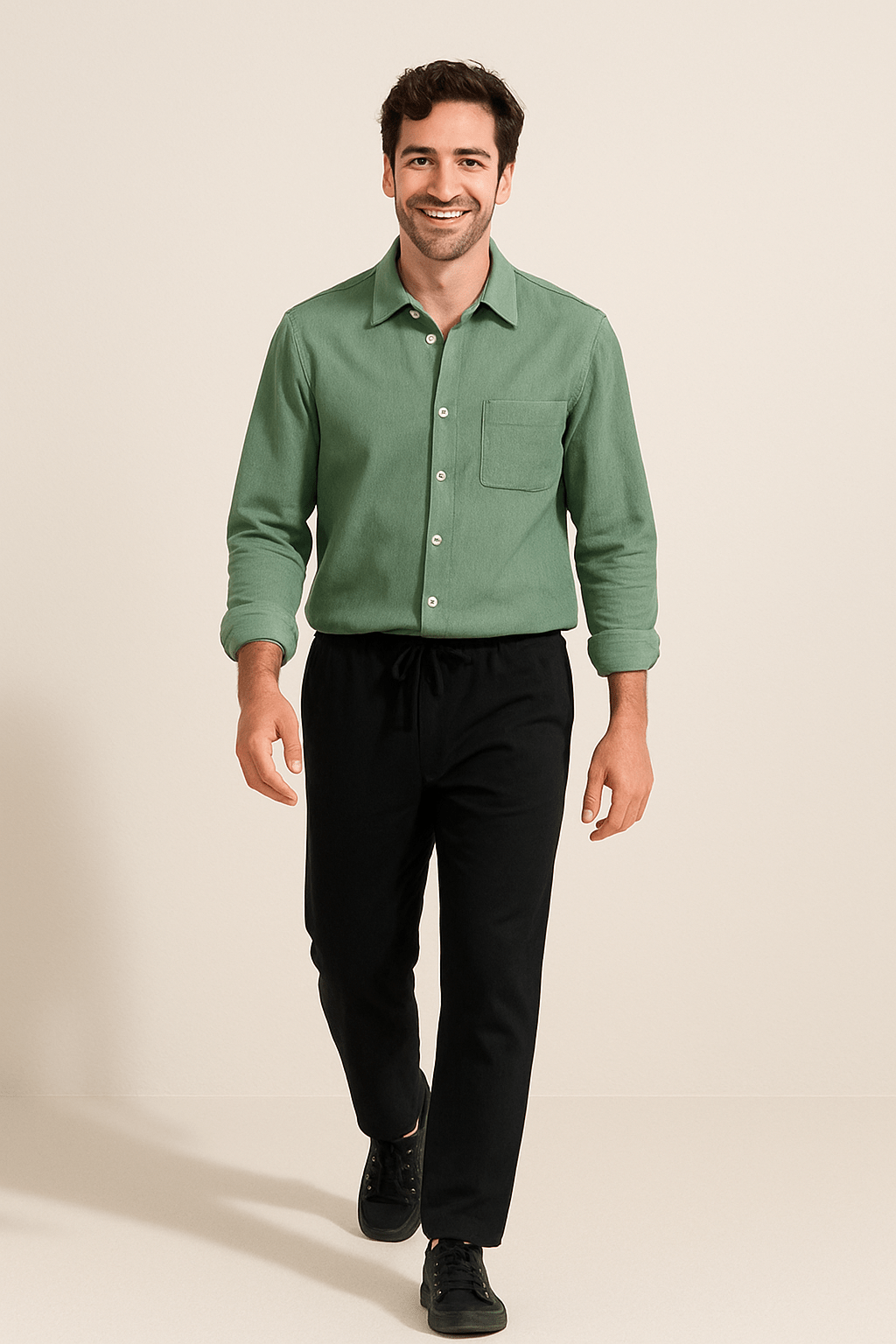 Leinenhemd mit Leinenhose