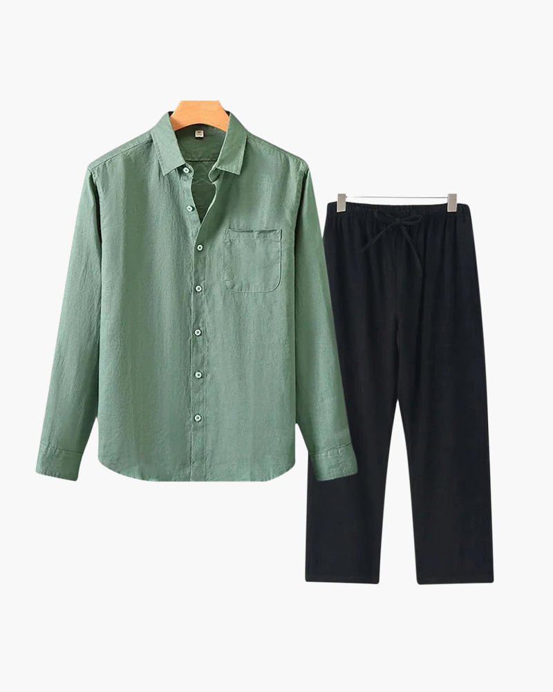 Leinenhemd mit Leinenhose