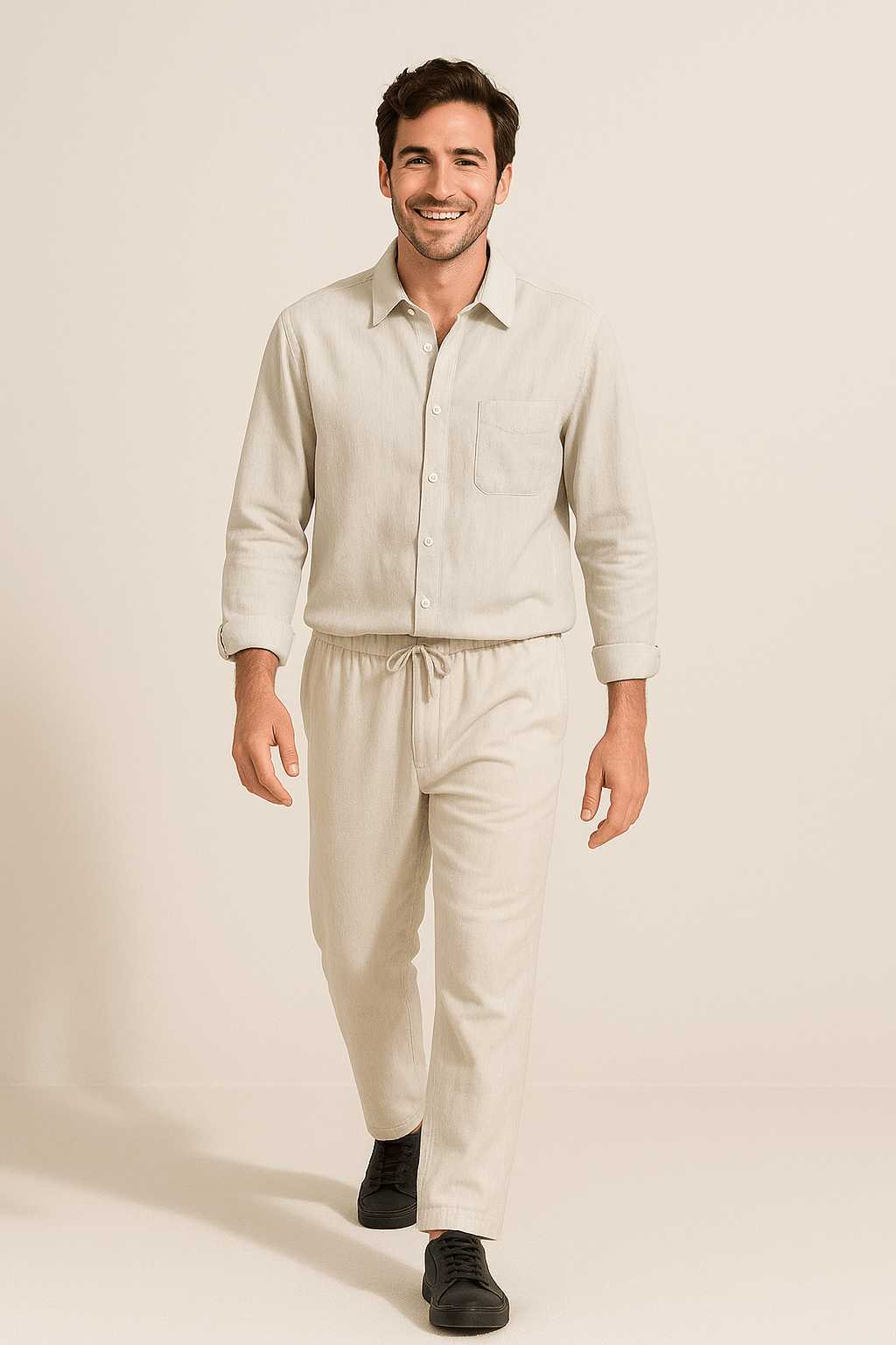 Leinenhemd mit Leinenhose
