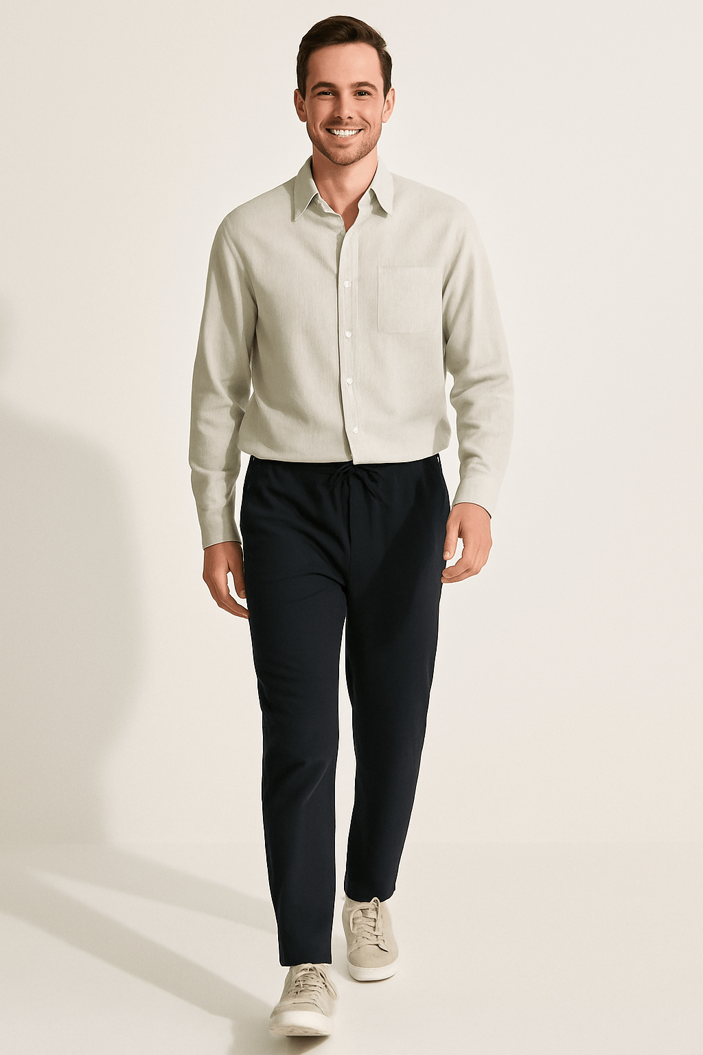 Leinenhemd mit Leinenhose