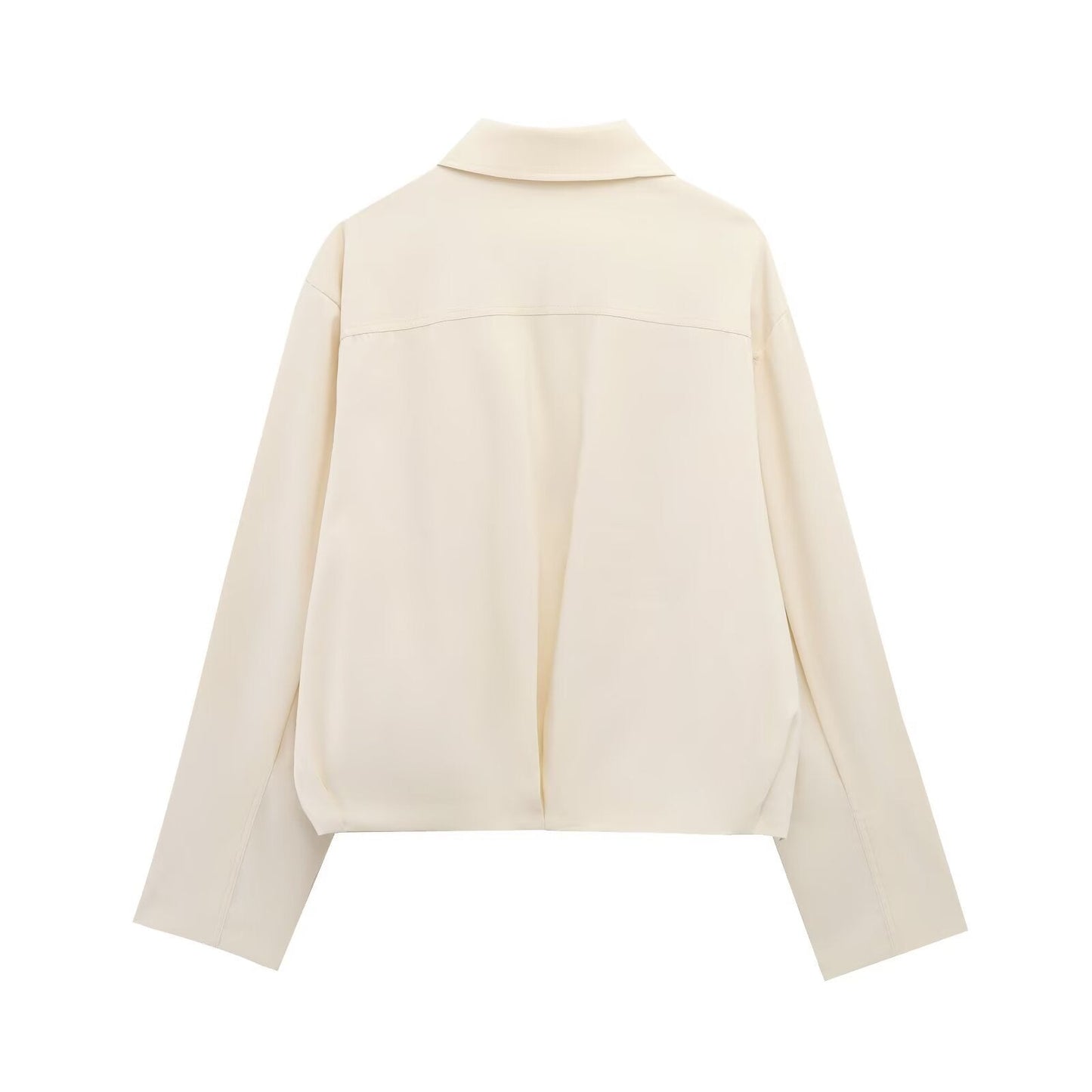 Jacke mit Reißverschluss und klassischem Kragen