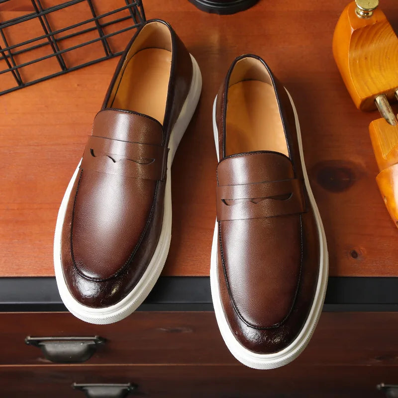 Herren Loafers aus leder