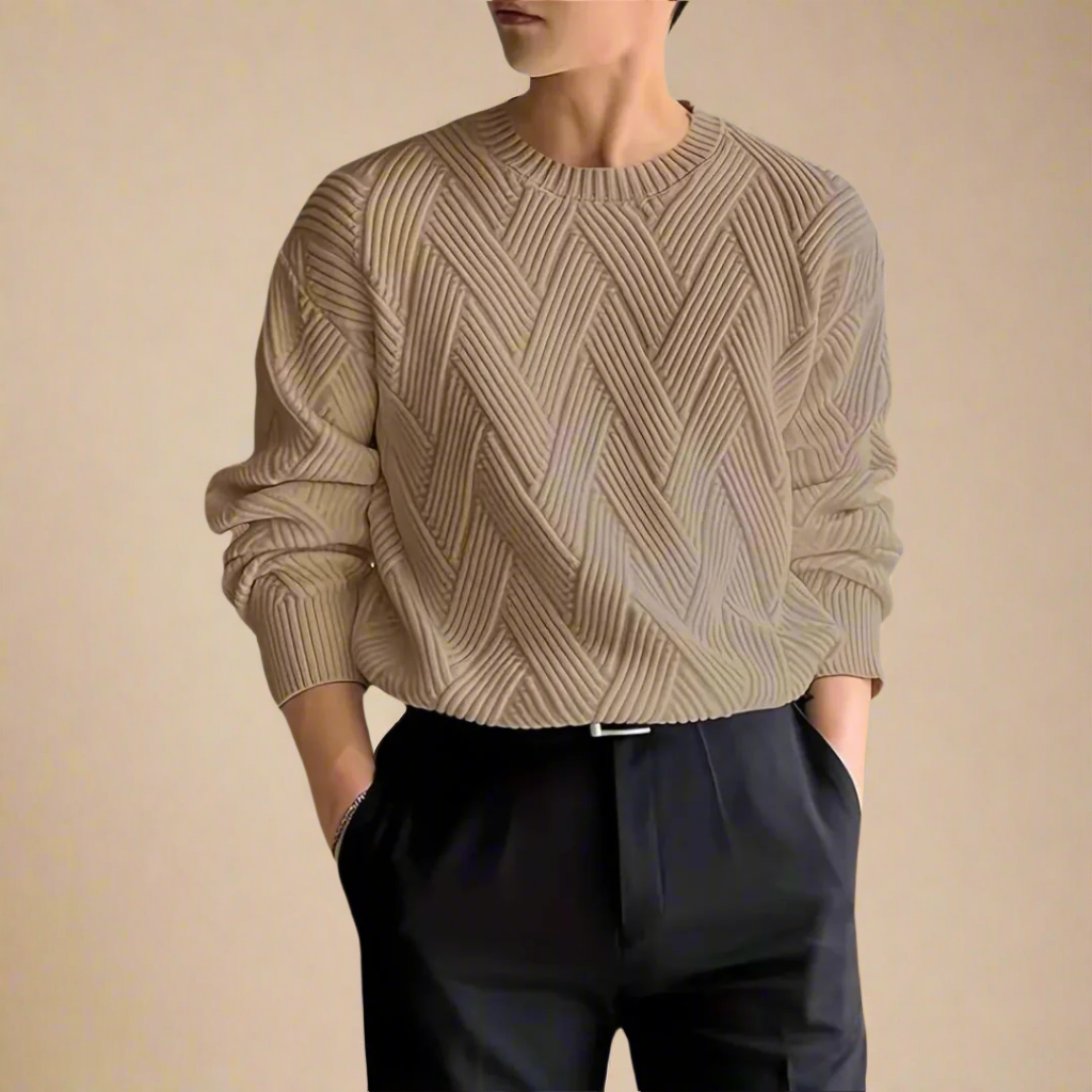 Kiki | Bequeme Strickpullover für Männer