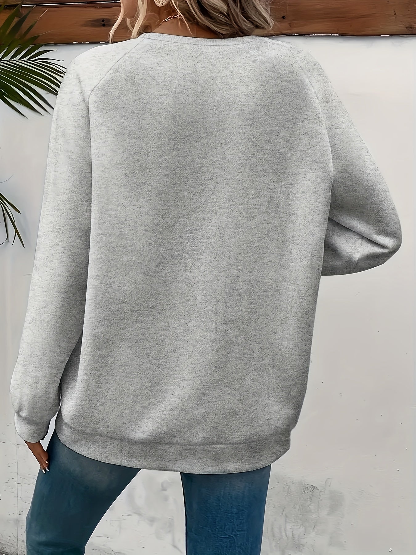 Milano Print Pullover Sweatshirt für Damen