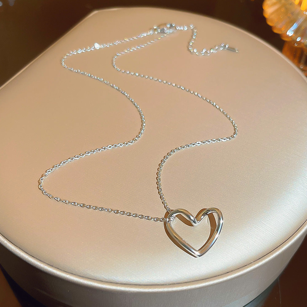 Minimalistische Herzformige Halskette Damen