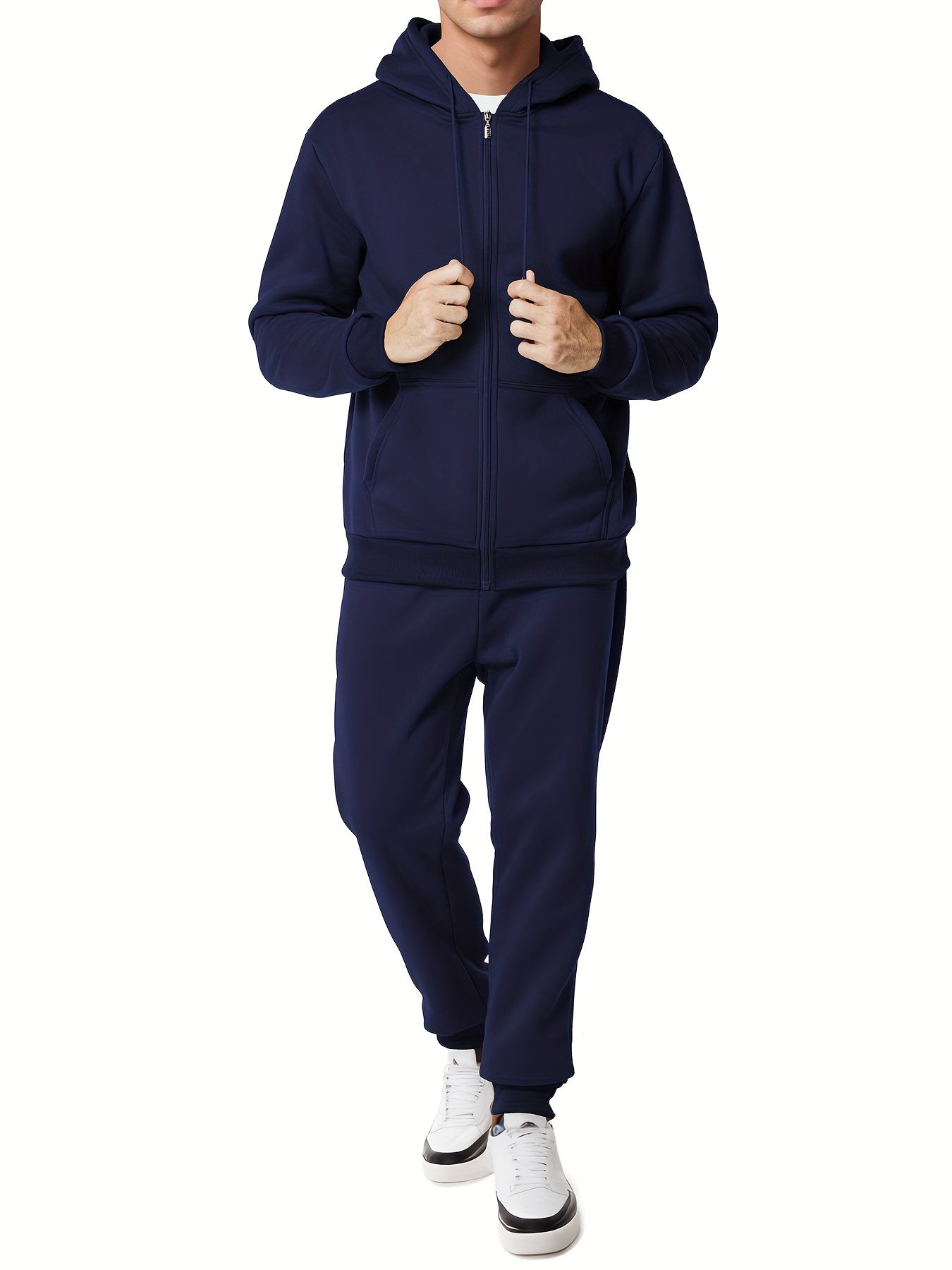 Moderner Kapuzenpullover mit Hose für Herren