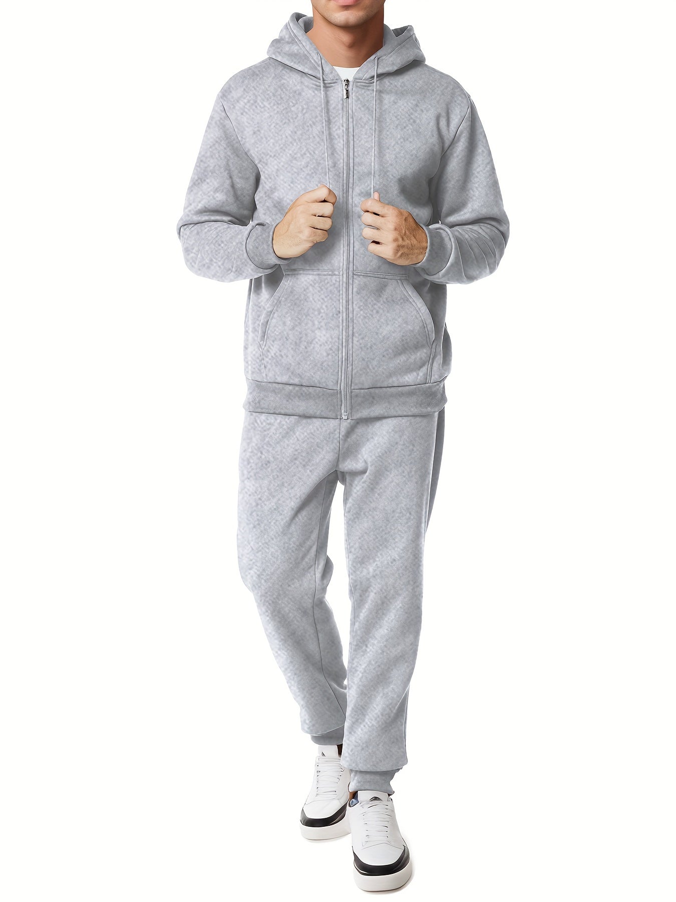 Moderner Kapuzenpullover mit Hose für Herren
