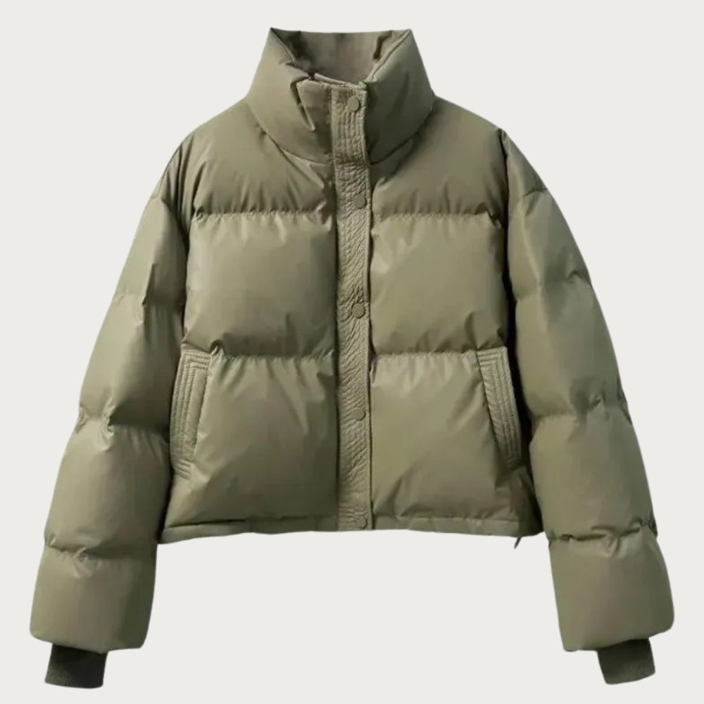 Modische Pufferjacke mit cropped Design
