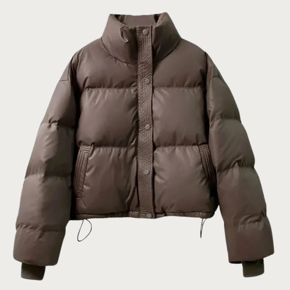 Modische Pufferjacke mit cropped Design