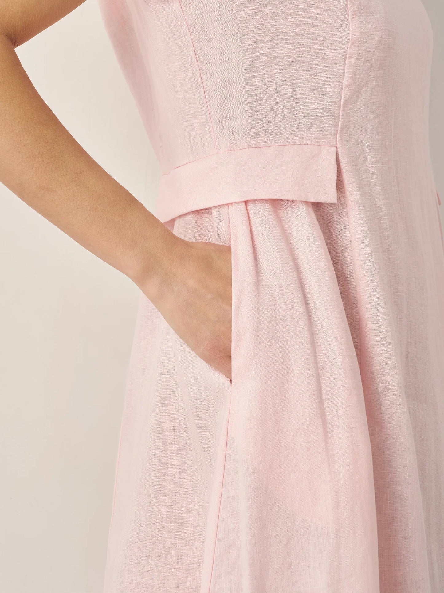 Linen summer dress women