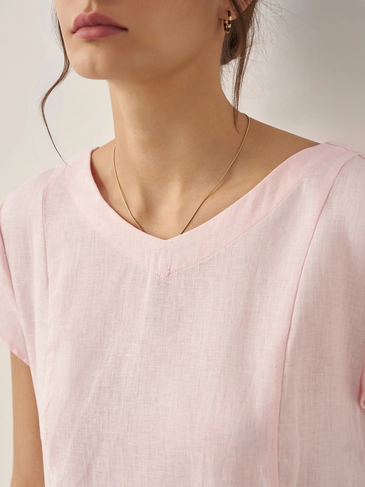 Linen summer dress women