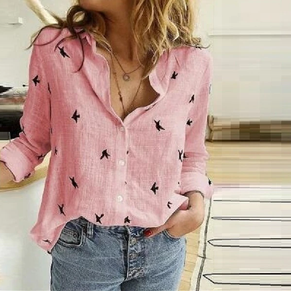 Variant image for Beatrix | Elegante Bluse Damen aus Bio-Baumwolle mit Reliefmuster-89