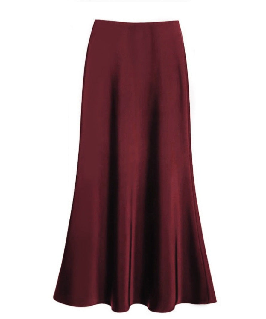 Rok | Eleganter Maxirock aus Seide für Damen