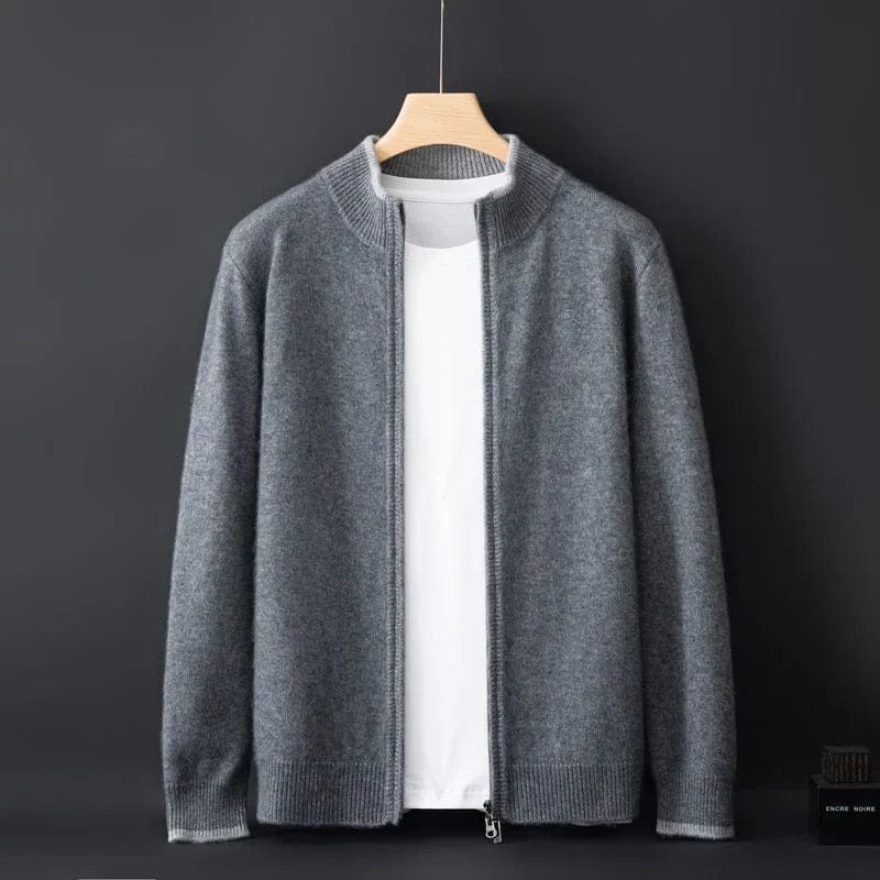 Variant image for Max | Bequeme Strickjacke Herren mit Reißverschluss für Alltag und Anlässe-7