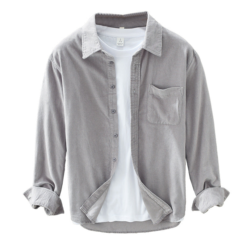 Max | Elegantes Retro Cord Overshirt für Männer