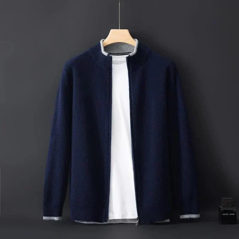 Variant image for Max | Bequeme Strickjacke Herren mit Reißverschluss für Alltag und Anlässe-13