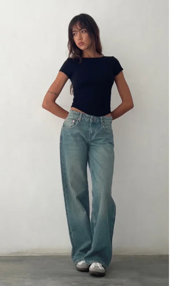 Variant image for Mila Niedrige Taille Stretchdenim Jeans für Damen | Komfortable Passform-11