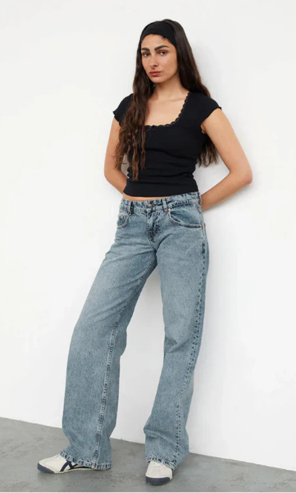 Variant image for Mila Niedrige Taille Stretchdenim Jeans für Damen | Komfortable Passform-26