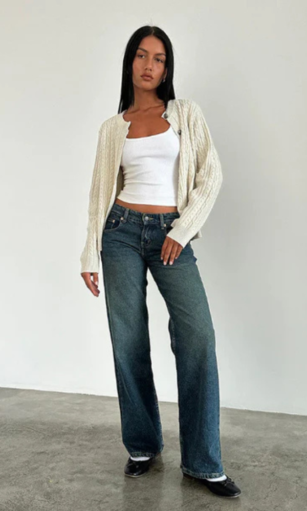 Variant image for Mila Niedrige Taille Stretchdenim Jeans für Damen | Komfortable Passform-16